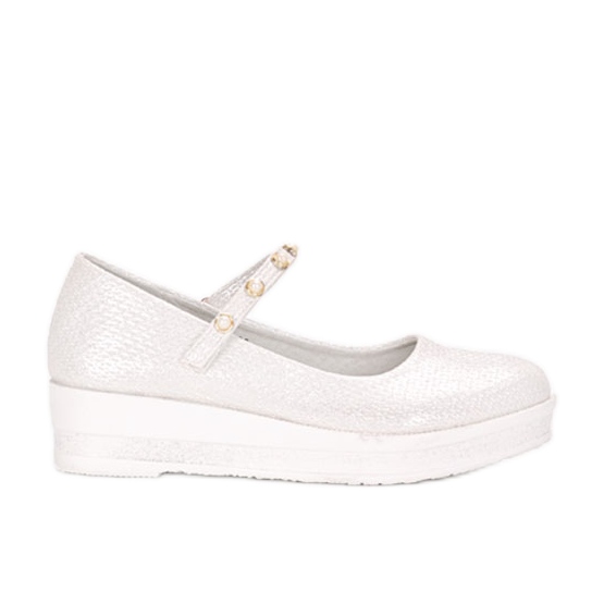 Kuiper children's white ballerinas