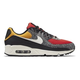 Nike Air Max 90 Se W DC9446-001 shoes black red multicolored yellow