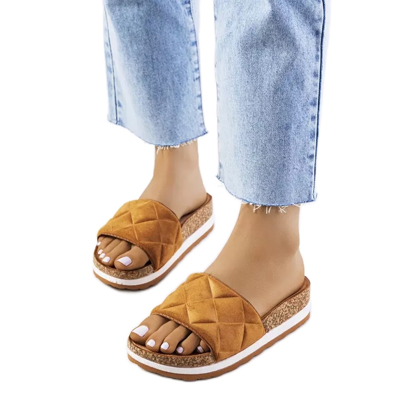 BM Brown sandals on the Galts cork sole BM Brown sandals on the Galts cork sole