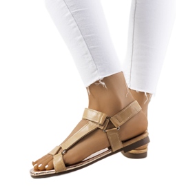 Beige women's sandals from Wardill