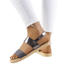 Laval women's silver sandals