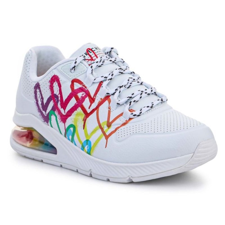 Skechers Uno 2 shoes - Floating Love 155521-WHT white Skechers Uno 2 shoes - Floating Love 155521-WHT white