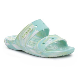 Crocs Classic Marbled Sandal W 207701-4SU blue
