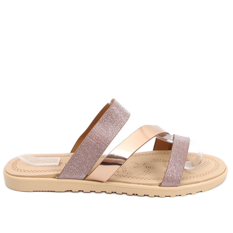 Women's Diarra Champagne slippers pink golden Women's Diarra Champagne slippers pink golden