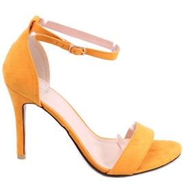 Sheila Yellow high heel sandals Sheila Yellow high heel sandals