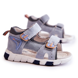 PE1 Comfortable Children's Sandals Gray Samell ['gray'] grey