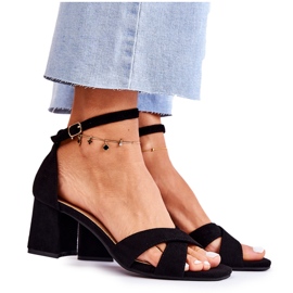 PS1 Classic Women's Sandals On A Heel Black Ester