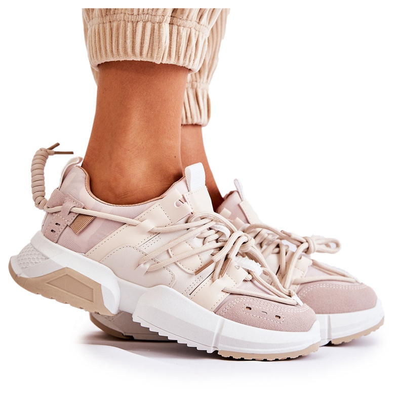 Sneakers Sport Shoes for women Camel Someday beige