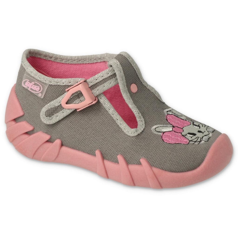 Befado children's shoes 110P453 pink grey