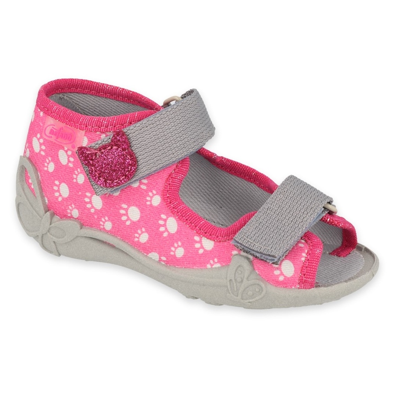 Befado children's shoes 242P108 pink grey