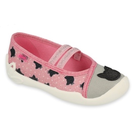 Befado children's shoes 116X301 pink grey Befado children's shoes 116X301 pink grey