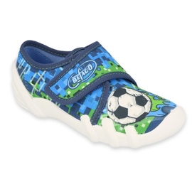 Befado children's shoes 273Y337 blue multicolored green