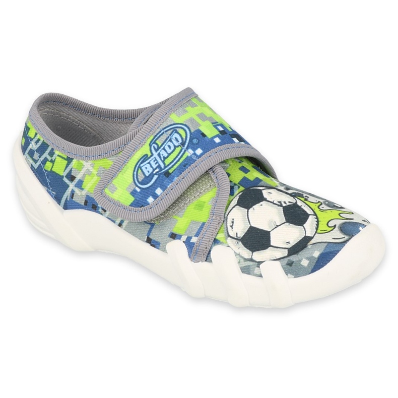 Befado children's shoes 273Y334 grey multicolored green Befado children's shoes 273Y334 grey multicolored green