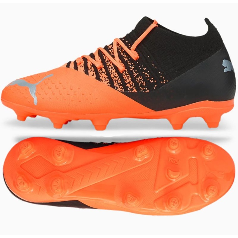 Puma Future Z 3.3 FG / AG Jr 106773 01 football boots orange oranges and reds