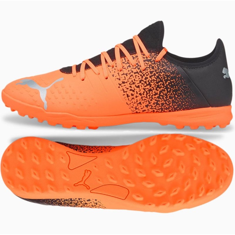 Football boots Puma Future Z 4.3 Tt M 106770 01 orange oranges and reds