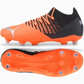 Football boots Puma Future Z 3.3 MxSG M 106760 01 orange oranges and reds