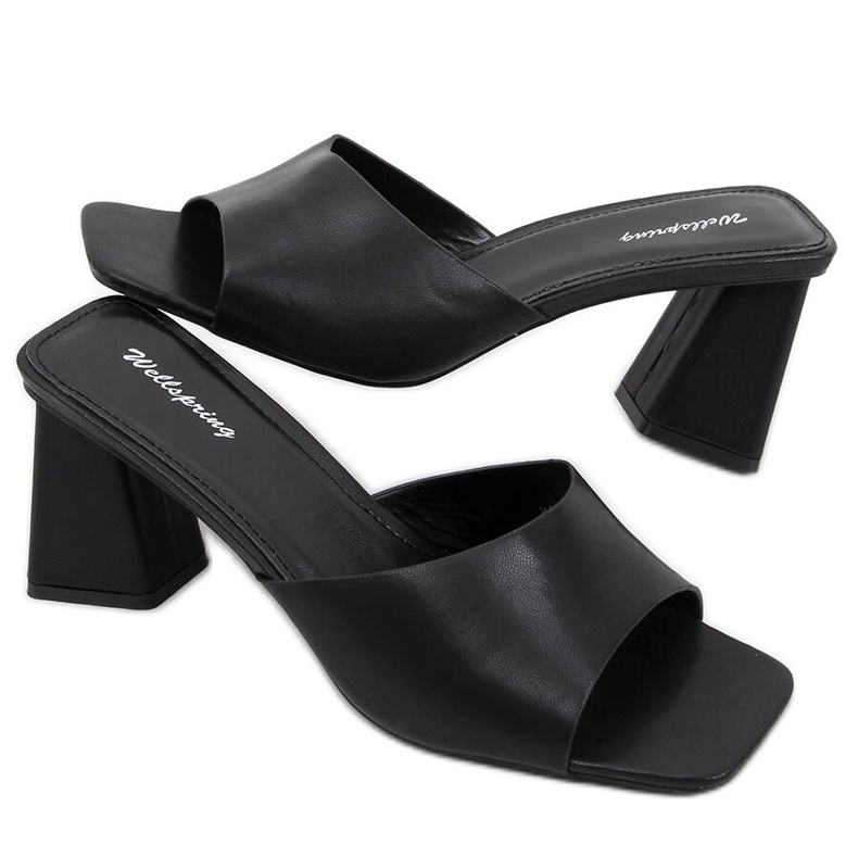 Dionne Black high-heeled sandals