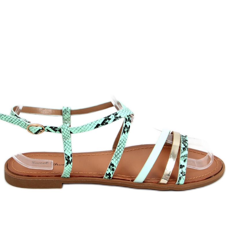 Bavi Green women's sandals
