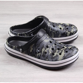 American Club Jr.AM578A black camo slippers American Club Jr.AM578A black camo slippers