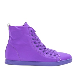 Purple Karita ankle sneakers