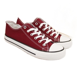 Atletico W ATC266D burgundy low-top sneakers red Atletico W ATC266D burgundy low-top sneakers red