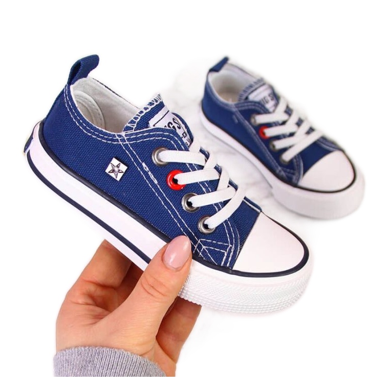 Big Star HH374091 low-top sneakers, navy blue