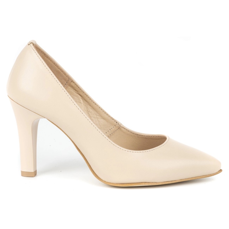 Olivier Leather women's high heels 2317 beige
