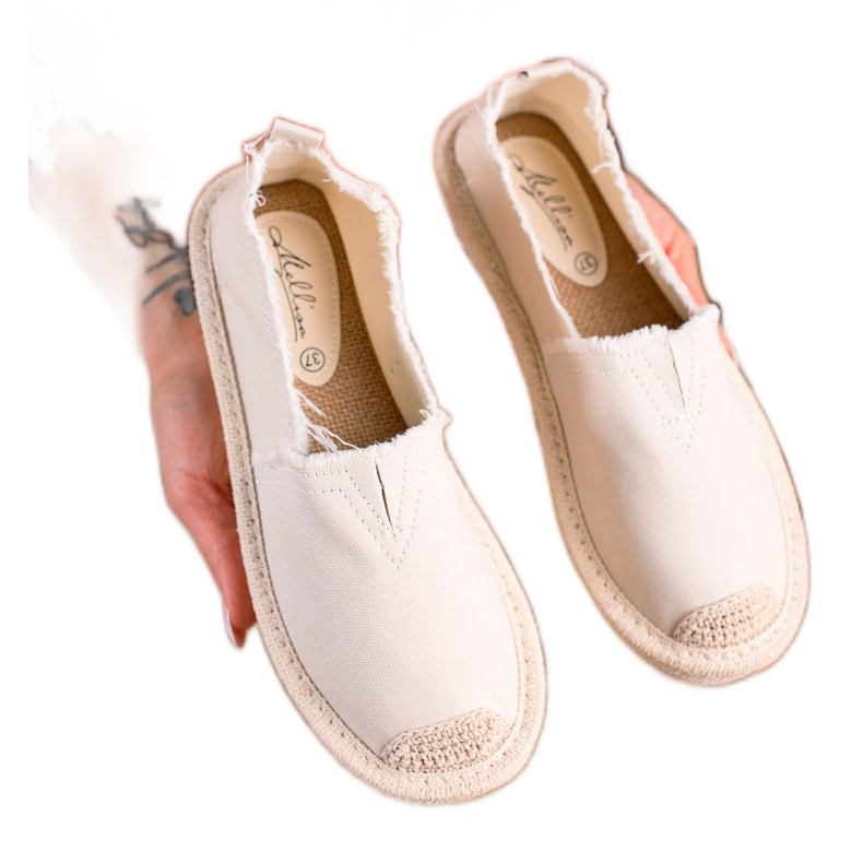 SHELOVET Women's light espadrilles beige SHELOVET Women's light espadrilles beige