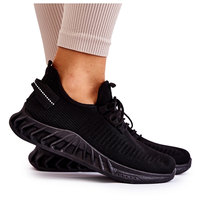FM1 Women's Sport Cloth Shoes Black Lenney