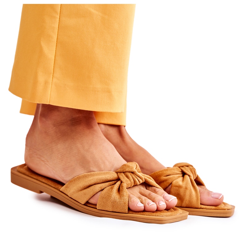 PG1 Women's Fashionable Suede Slippers Camel Lorrie brown yellow PG1 Women's Fashionable Suede Slippers Camel Lorrie brown yellow