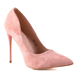 SHELOVET Classic women's high heels pink