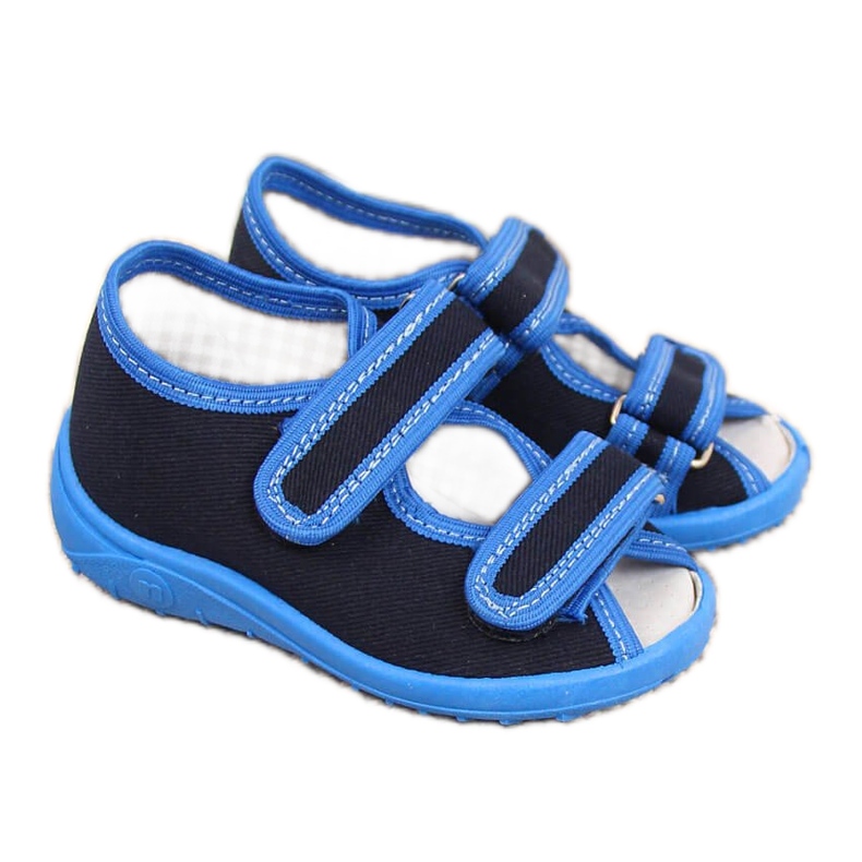 Slippers boys' sandals home Nazo blue