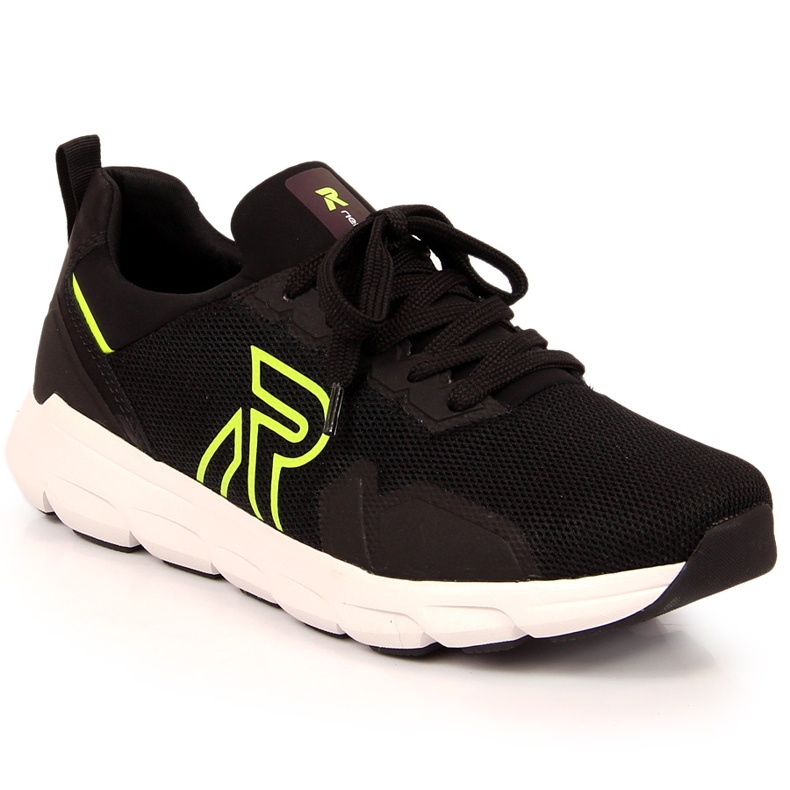 Rieker 07802-01 black mesh men's sports shoes