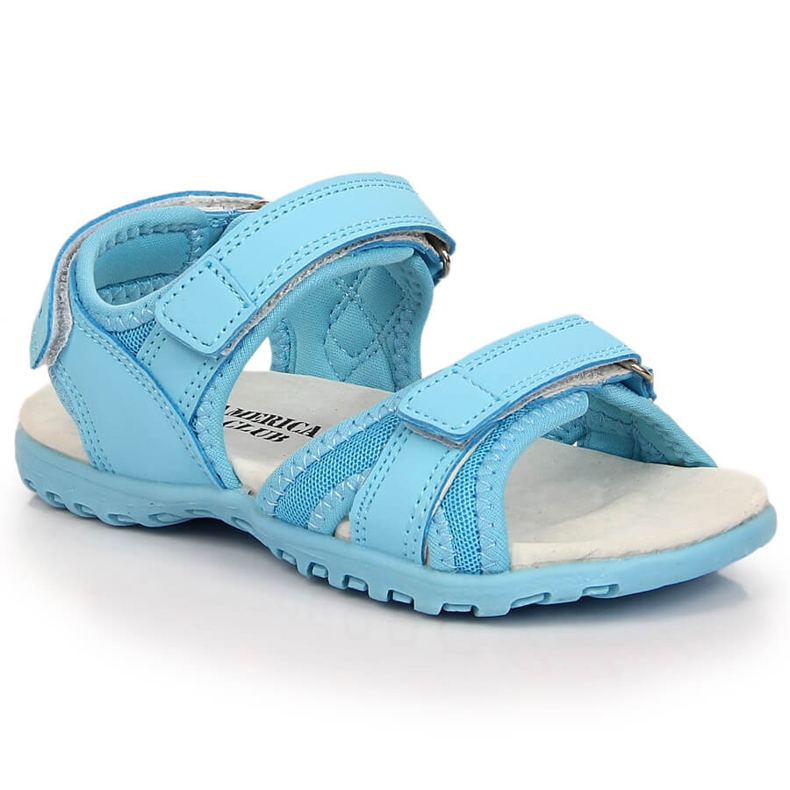 American Club blue velcro children's sandals