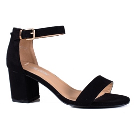 SHELOVET Black Women's Sandals