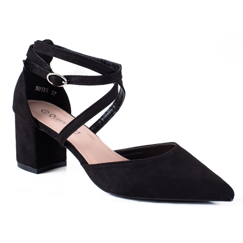 SHELOVET Fashionable black pumps