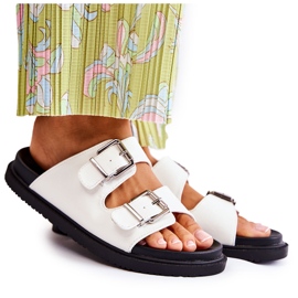 PJ1 Classic Women's White Slippers Weston