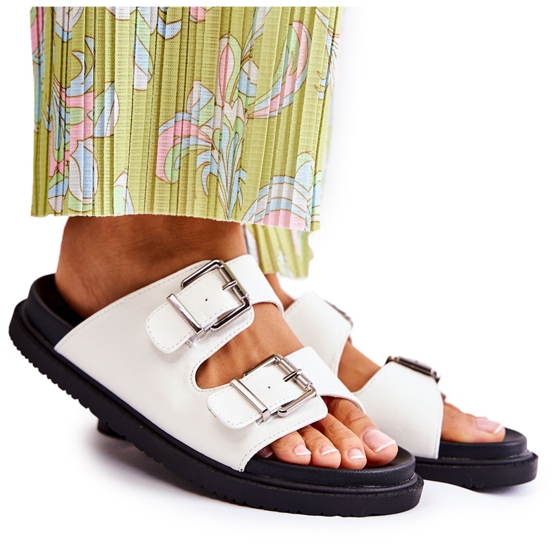PJ1 Classic Women's White Slippers Weston