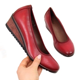 Red wedge pumps W Vinceza Red wedge pumps W Vinceza