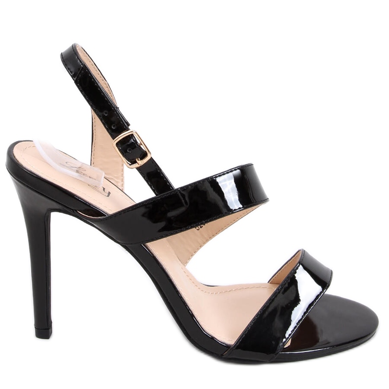 Sandals on a high heel Amanda Black