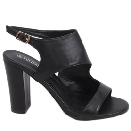 Jessica Black high-heeled sandals
