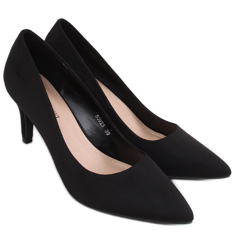 Pumps on a Susan Black stiletto heel