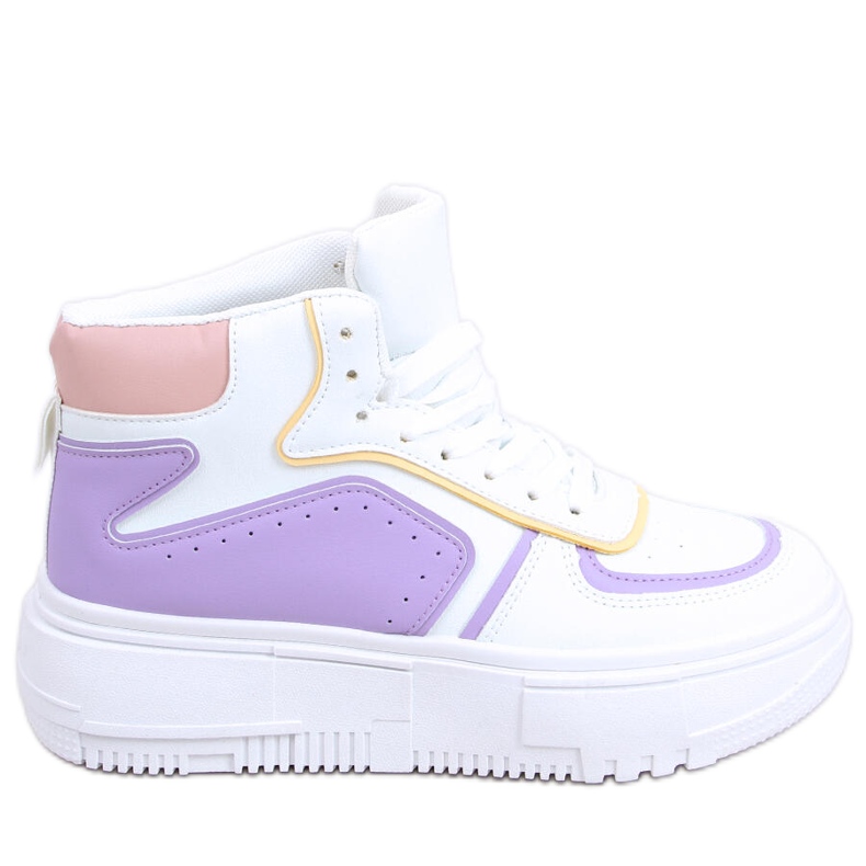 Storm WHITE / PURPLE high-top sneakers multicolored