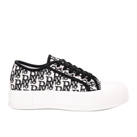 White sneakers on the Lalonde platform