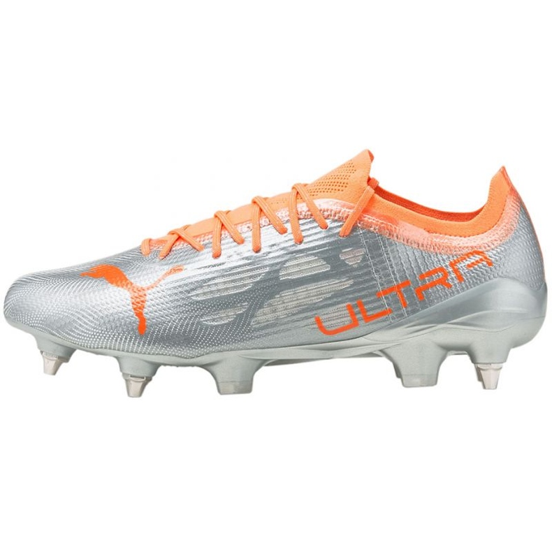 Football boots Puma Ultra 1.4 MxSG M 106718 01 grey silver