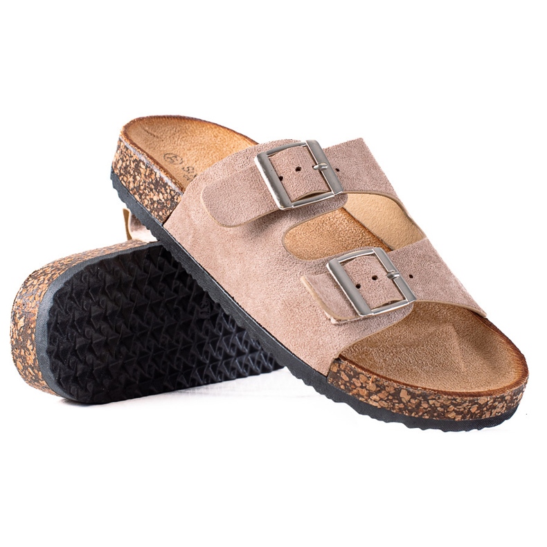 SHELOVET Comfortable Women's Slippers beige