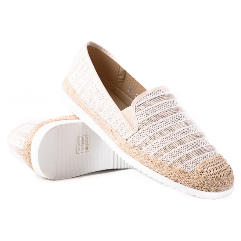 SHELOVET Slip-on espadrilles beige