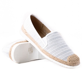 SHELOVET Slip-on espadrilles white