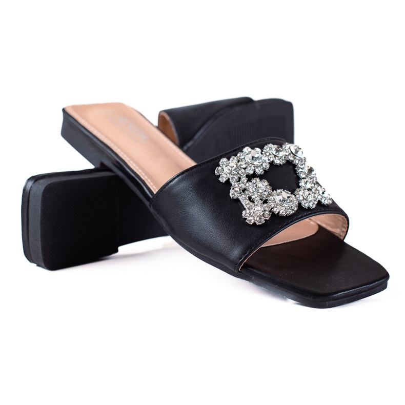 SHELOVET Elegant slippers black