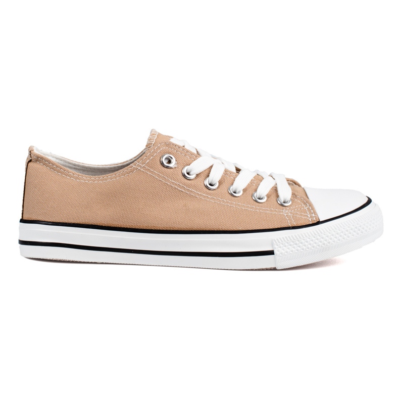 SHELOVET Classic Beige Sneakers